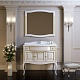 Opadiris Мебель для ванной Лаура 100 белая с бежевой патиной – фотография-21